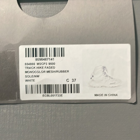 Balenciaga Track Hike Sneakers in White - Picture 9 of 9